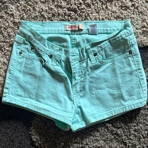 Judy Blue Women's Aqua Jean Shorts